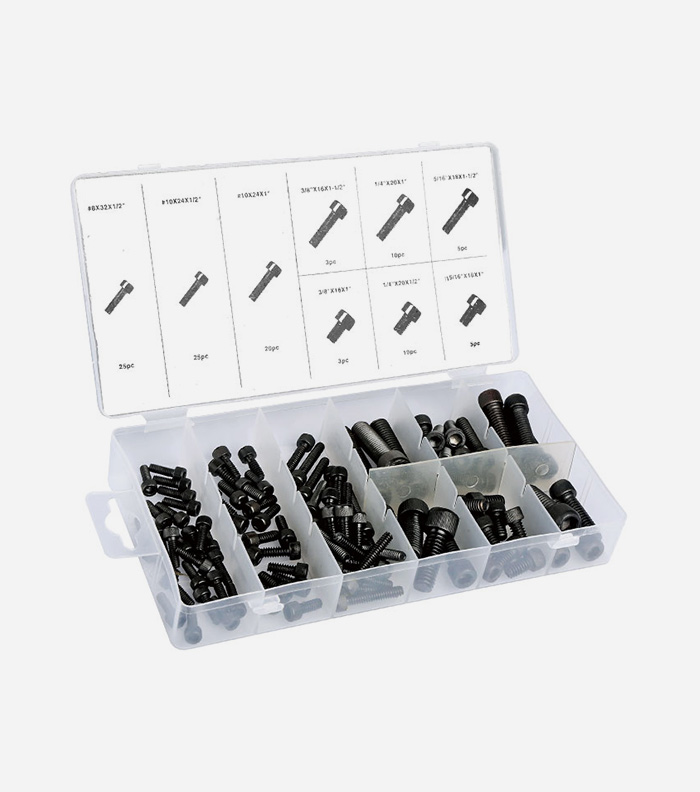 106pc allen screw assortment