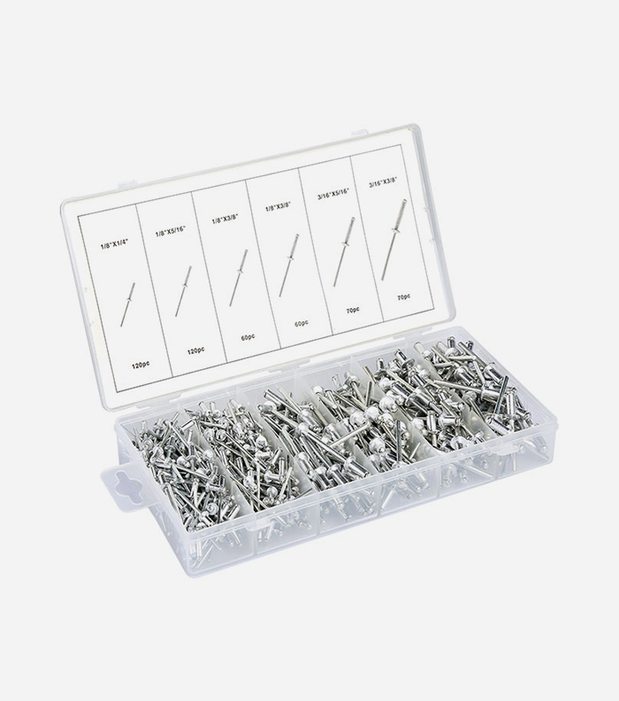 500pc rivets assortment