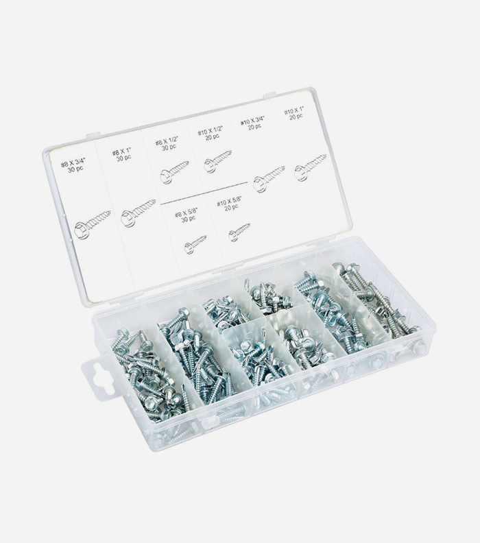 200pc screw assortment