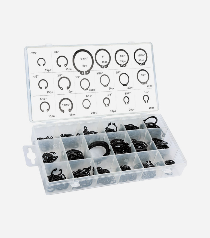 300pc snap ring assortments