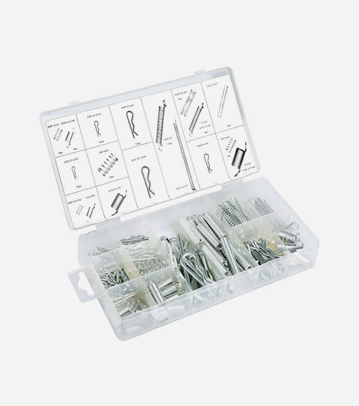 175pc spring&hitch pin assortment