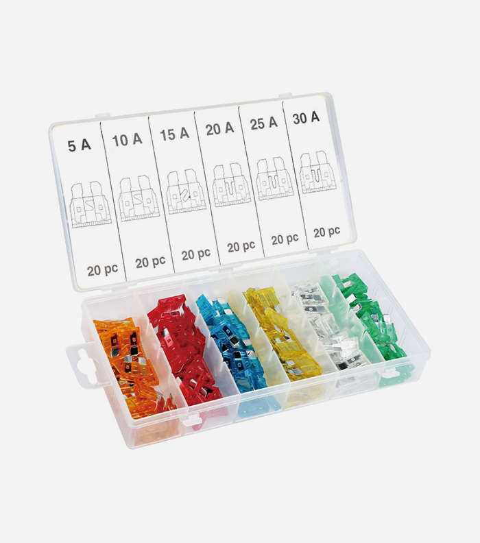 120pc auto fuse assortment