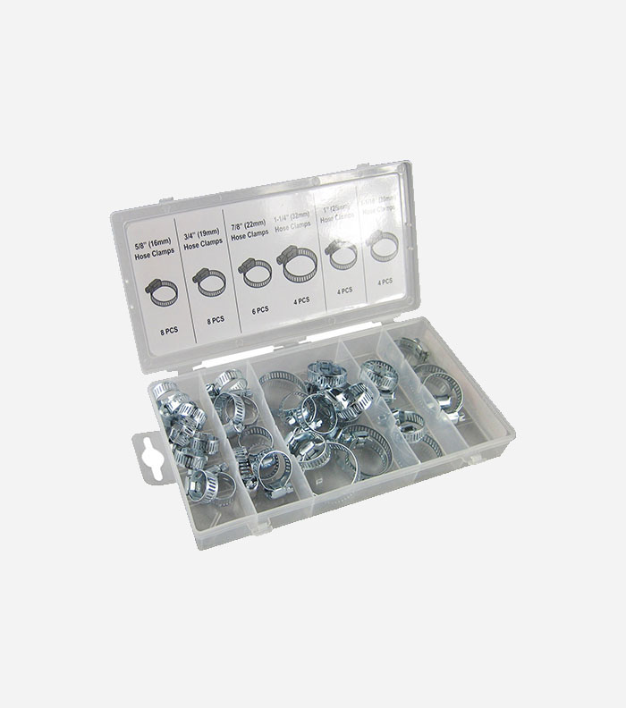 34pcs hose clamps set