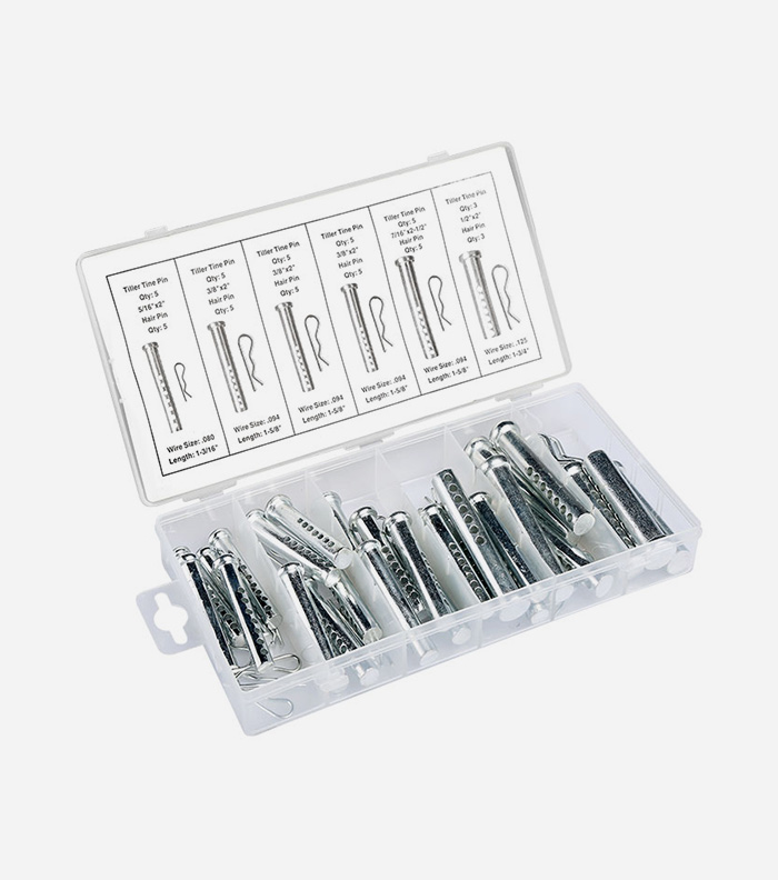 56pc 7 holes pin assortment