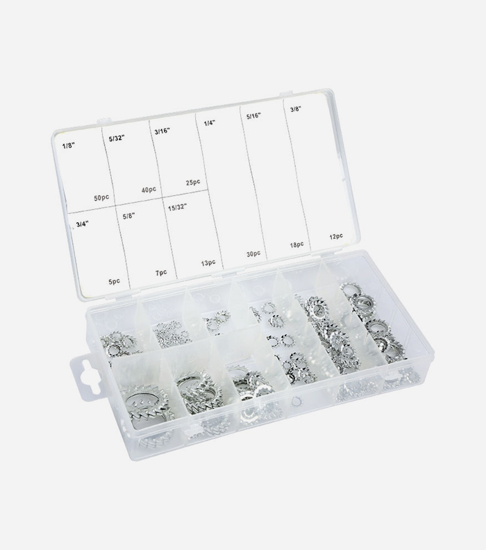 200pc anti-vibration washer assortment