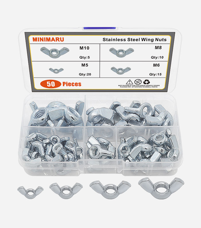 Wing Nuts 50PCS