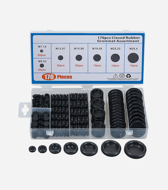 170PC Closed Rubber Grommet