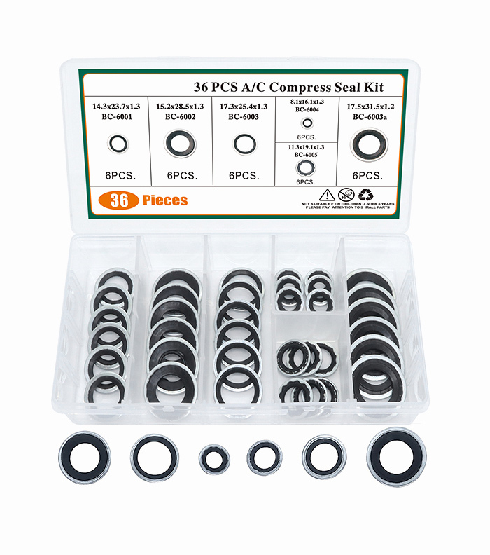 AC Compress Seal Kit 36PCS