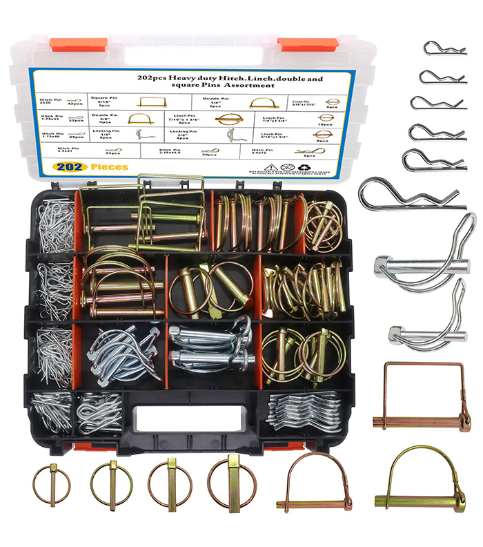 Heavy Duty Hitch Linch Double and Square Pin 202PCS