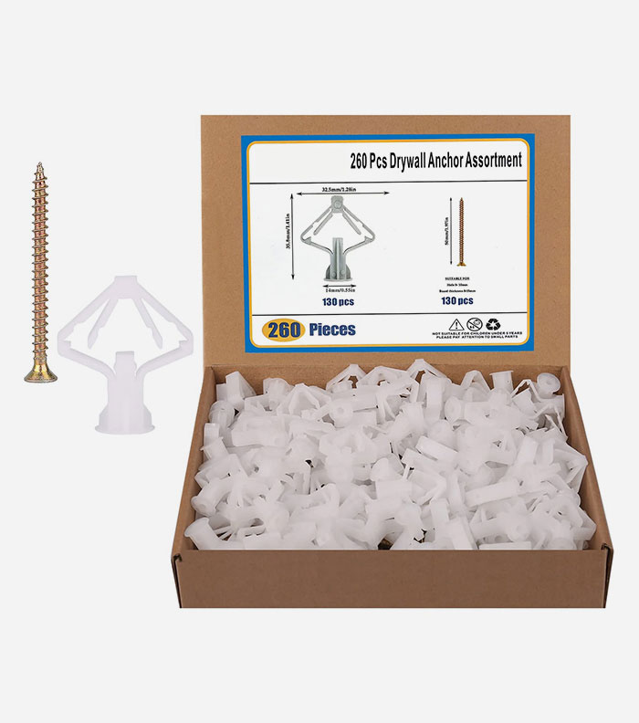 260PC Drywall Anchor New