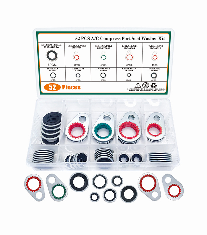 AC Compress Seal Kit 52PCS