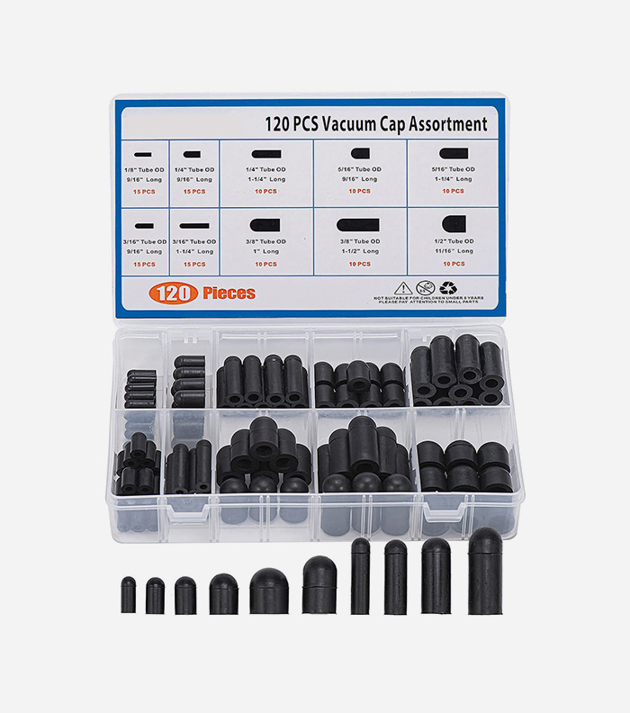 120PC Rubber Vacuum Cap