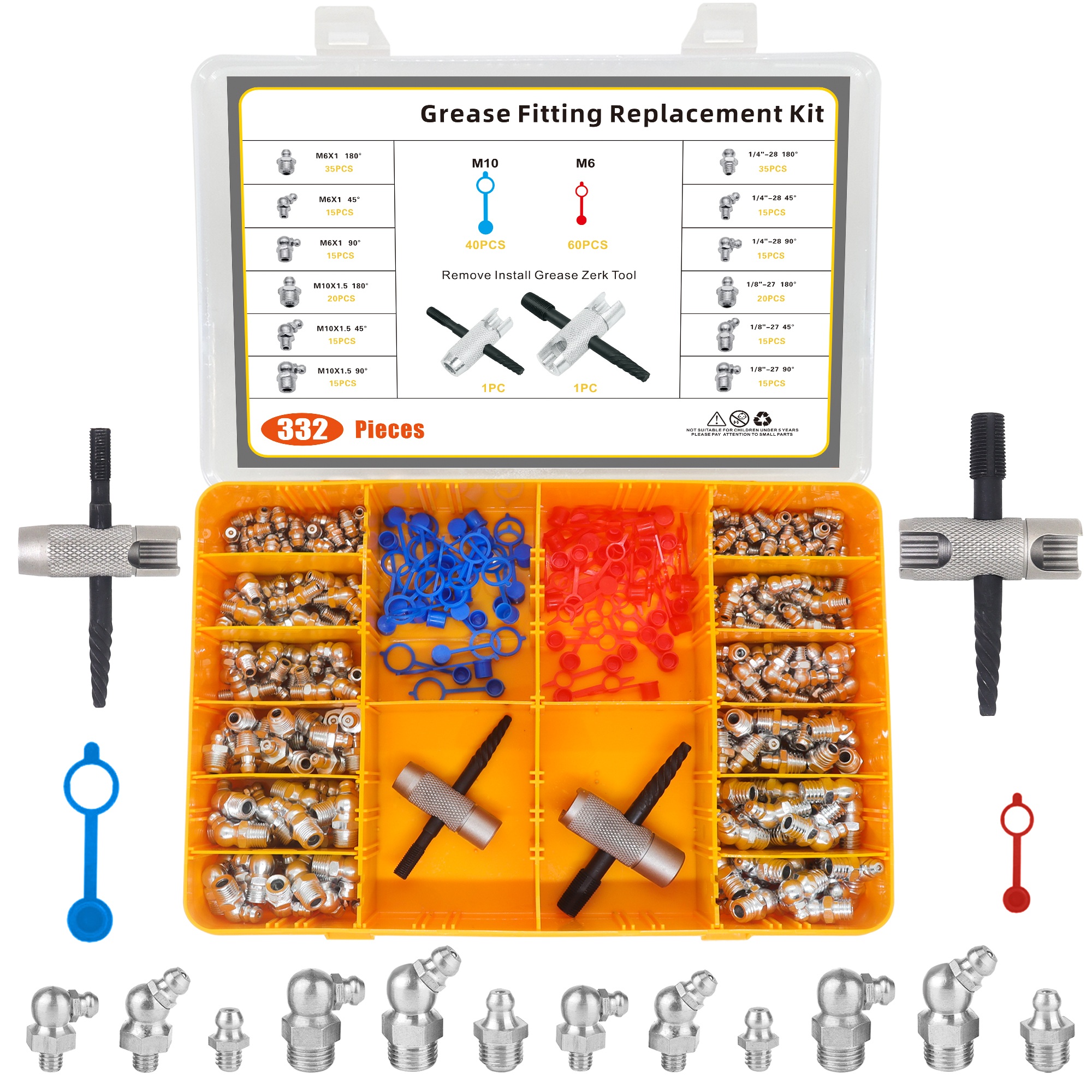Grease Fitting 332PCS