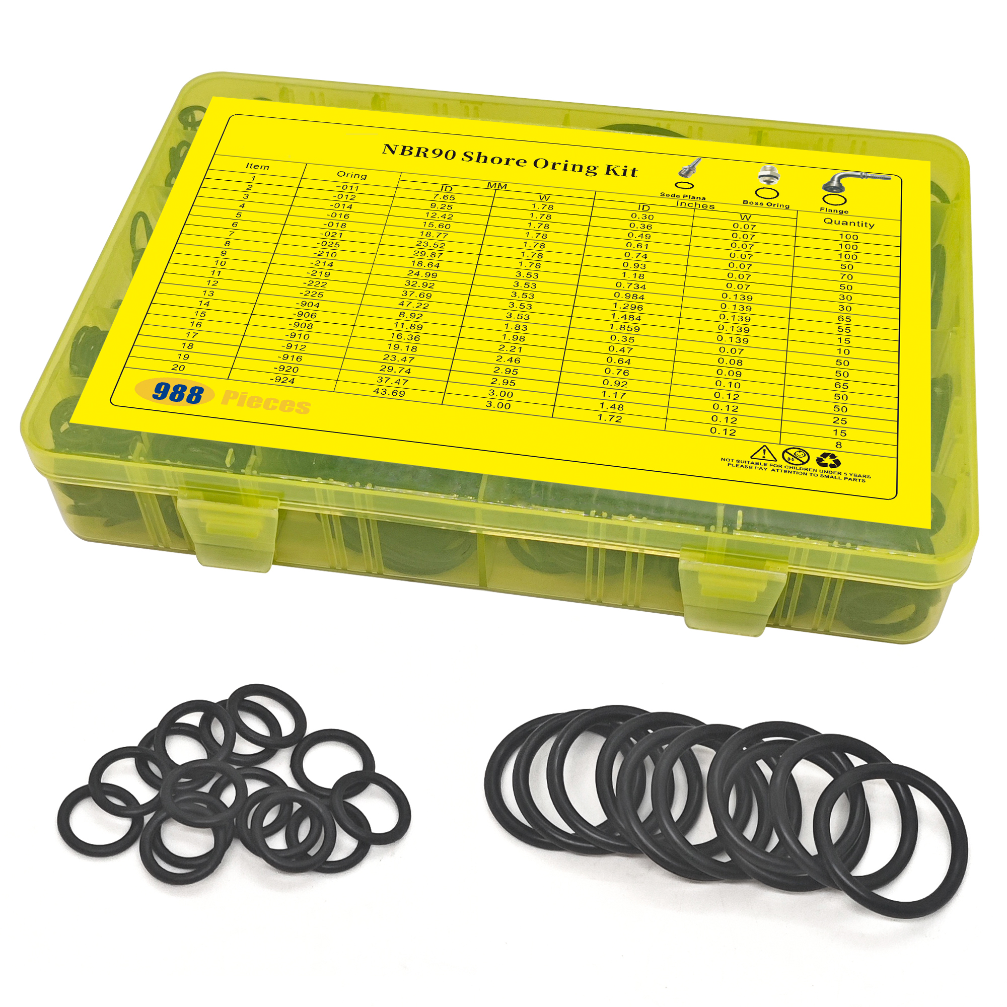 Oring Kit 988PCS
